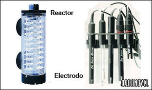Reactor para difusión de CO2 y juego de electrodos para controlador de PH